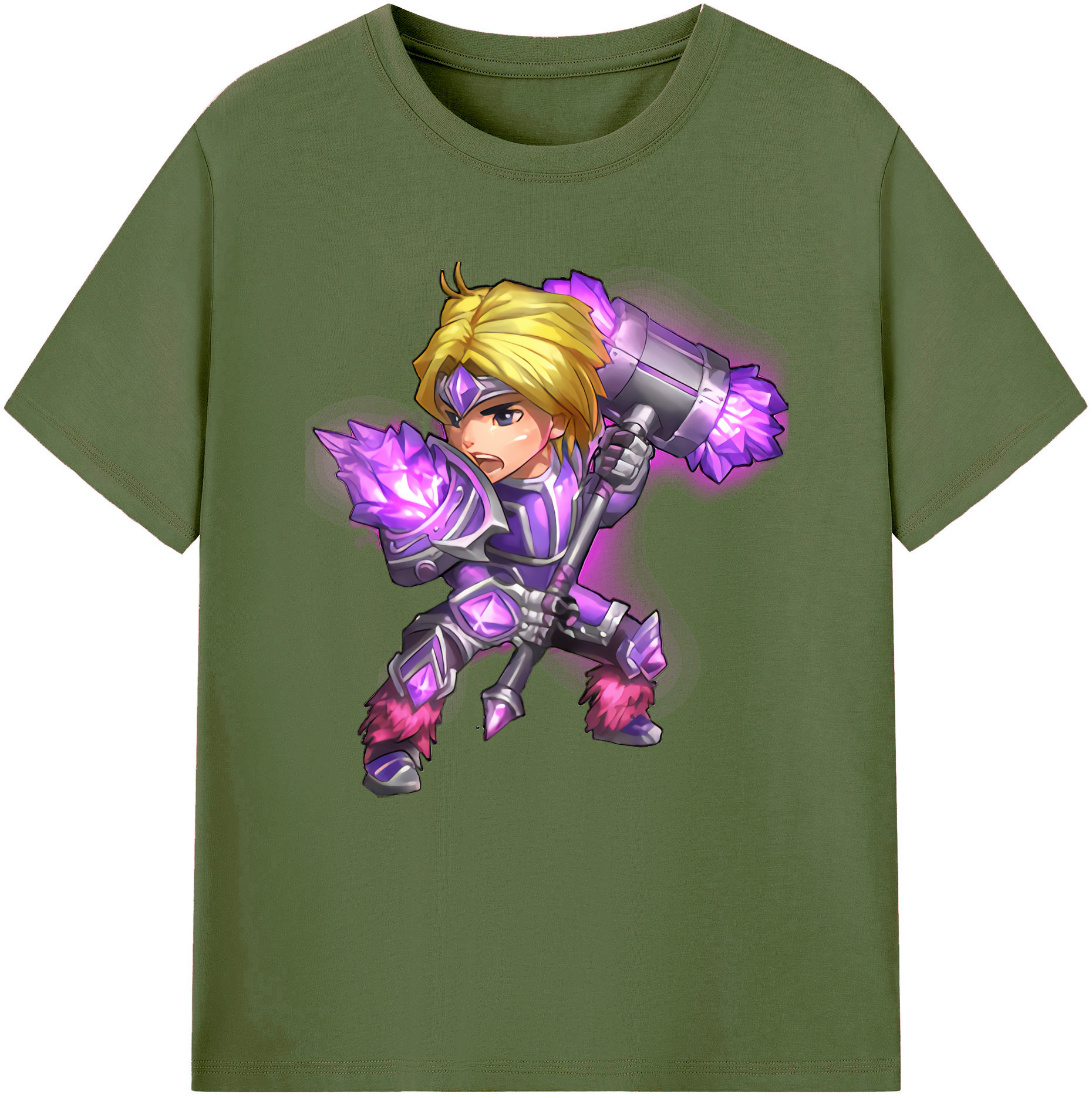（画像用） リーグ・オブ・レジェンド League of Legends LOL 綿100％半袖Tシャツ（フロントプリント）